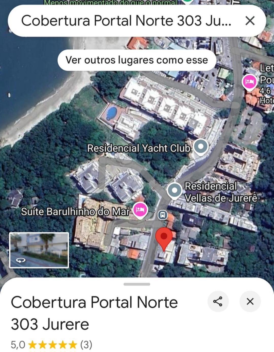 Jurere Cobertura 400M Do Mar Vista Linda Apartment Florianopolis Exterior photo